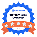 Top Reviewed Company 2025 - GoodFirms